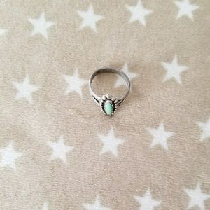 vintage sterling turquoise ring